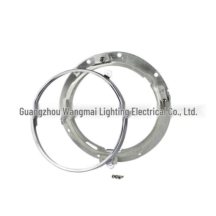 7" Round Headlight Bracket for Harley Motorcycles & Wranglers