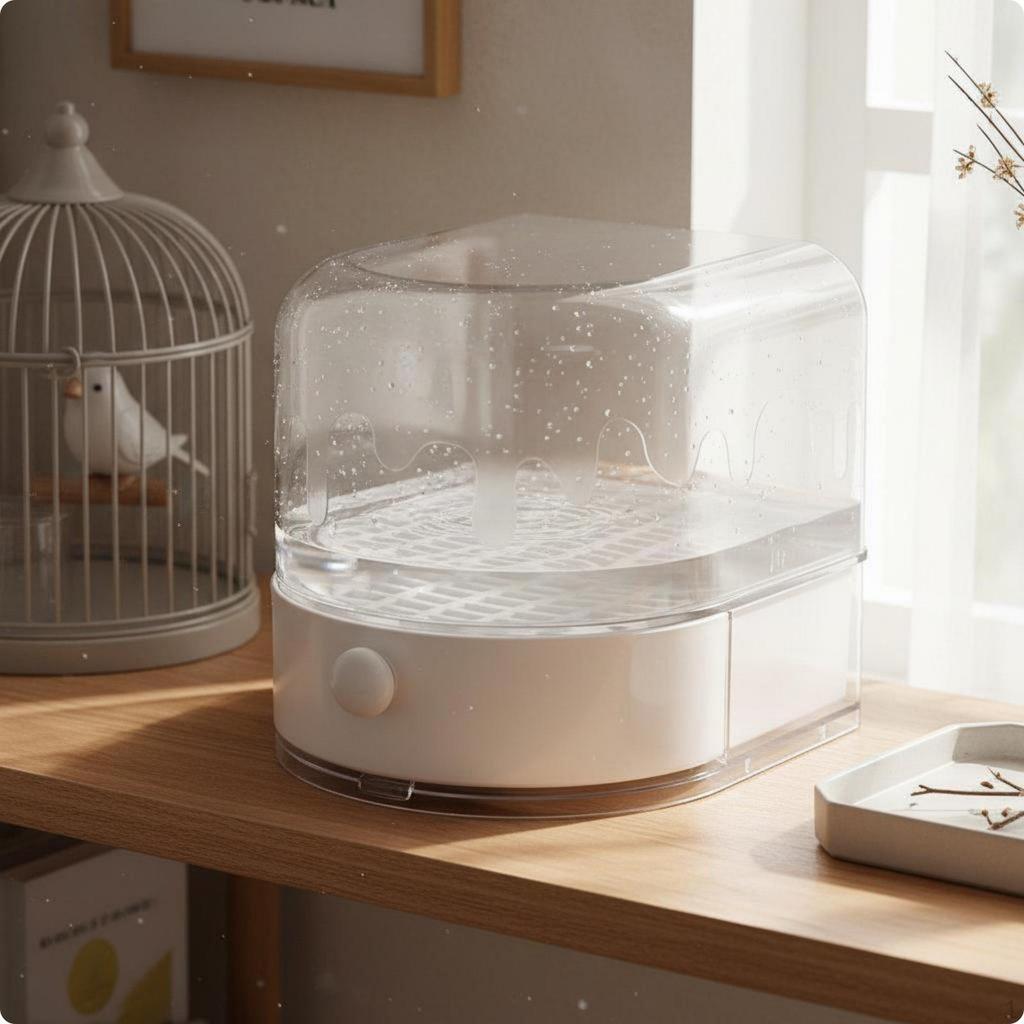 Papageien-Badezimmer-Wanne Multifunktional Externer Vogel Mühelos zu Installieren Badebox