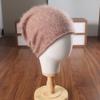 Furry Knit Cap Warm Knit Wool Hat Warm Ski Hat Chic Winter Beanie For Ski Slopes Outdoor Ski