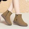 Women's Lightweight Comfortable Cold Warm Padded Snow Boots Non-slip Wear Outdoor Leisure Sports Mid-calf Cotton Boots