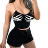 Women's   Printed Bralette Camisole Fitted Sexy  Tank Top