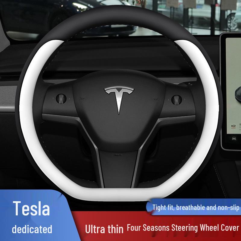 Ultra-Thin Soft Steering Wheel Cover for Tesla Model 3/Y