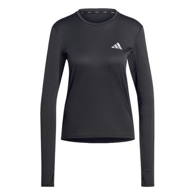 Adizero He T Box Limited Series Comfortable Soft Sweat-Absorbing Casual Long Sleeve Regular T-Shirt Women Tops Black JD1745