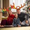Festival Reindeer Ring Toss Inflated Toys Ferrule Game Inflatable Antler Hat Christmas Headband