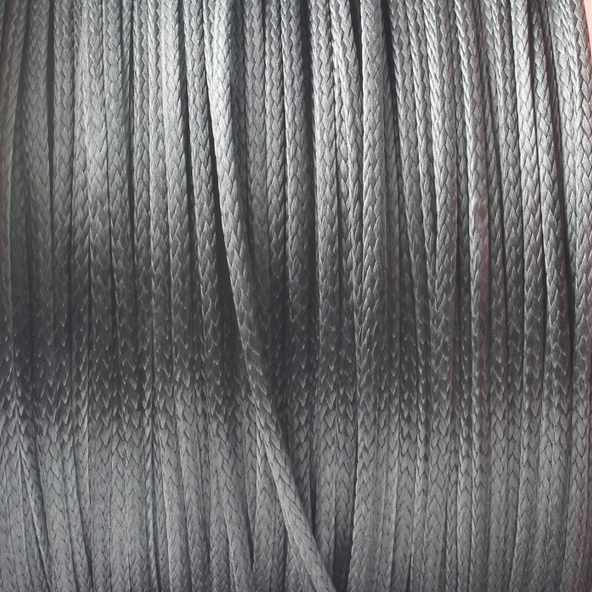 100feet/30m 1/8 1900lb Paraglider Winch Rope UHMWPE Braided 3mm 12 Strands grey 100feet