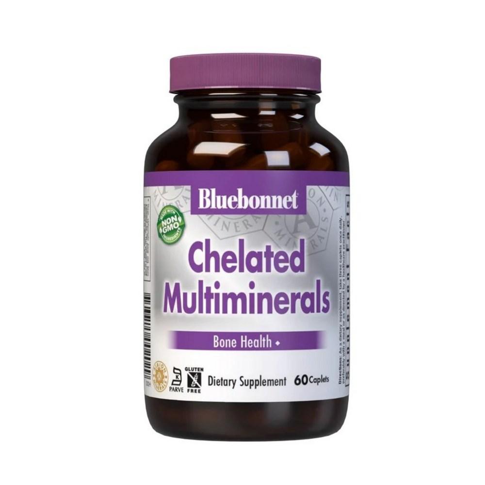 Bluebonnet High Potency Chelated Multimineral Caplets 60 Pcs 1 Pcs