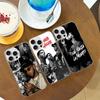 Fashion Hot Rapper Anuel AA Phone Case For iPhone 17 16 15 14 13 Pro Max 11 12 Plus Silvery Satin Silicone Back Case