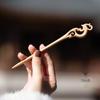 Free Shipping High-End Peach Wood Hairpin for Women – Ancient & Modern Chinese Style