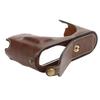 PU Leather Case Protective Half Body Cover Shell for Leica Q2 Camera with Battery Compartment Openingcoffee