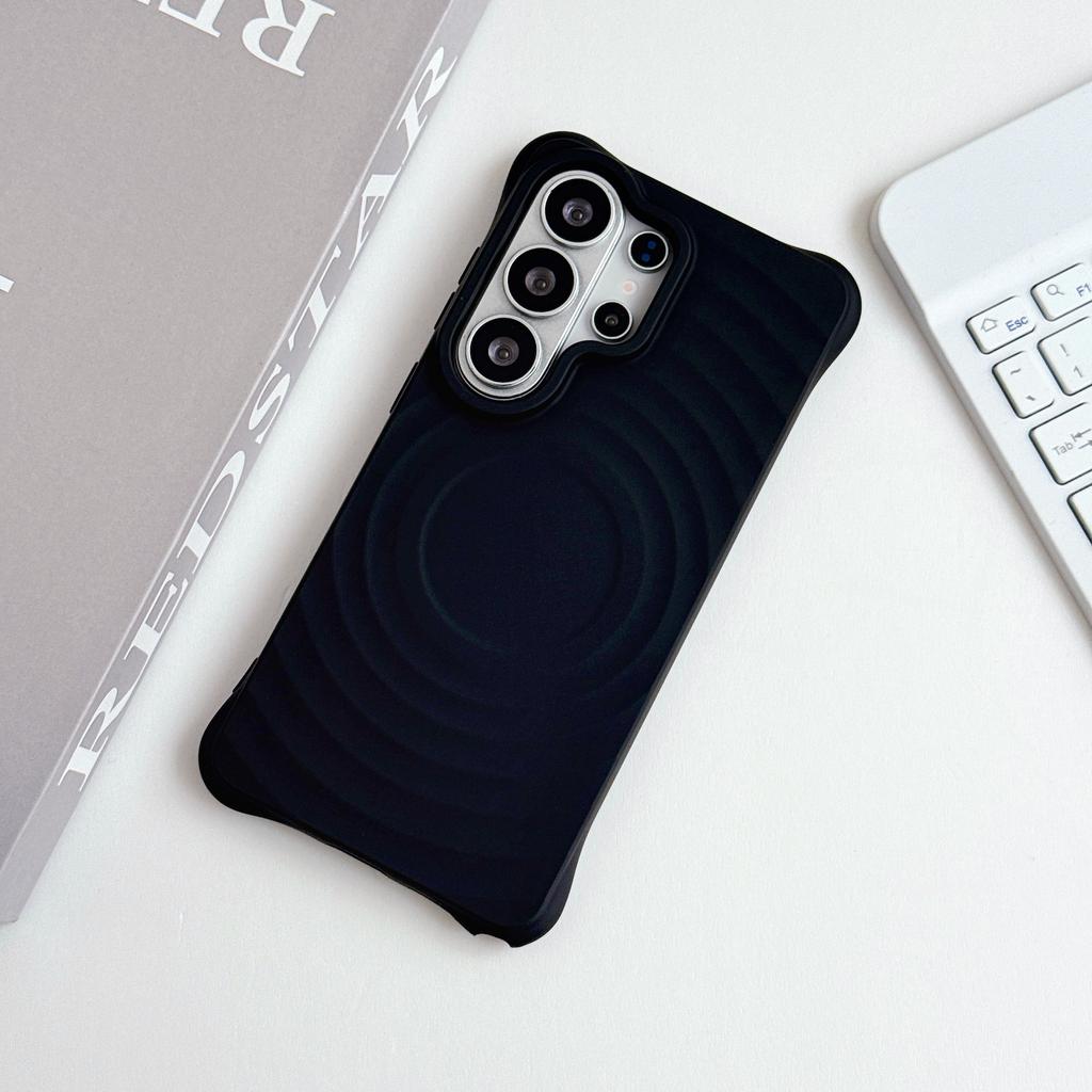 Water Ripple Silicone Magnetic For  Phone Case For Samsung Galaxy S26 S2 S24 S23 Ultra Plus Wireless Charge Soft Cover