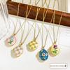 Retro Enamel Photo Clip Necklace, Fashionable and Simple, with A Touch of Sophistication and A Light and Fresh Vibe.