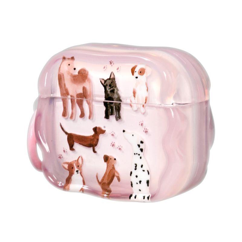 

Apple Airpodspro Второе поколение Гарнитура Защитный чехол Украшения Беспроводная Bluetooth-гарнитура Airpods3 Креативный 2 Нишевый стиль 1 Искусство Чехол для наушников Apple Airpods Pro Puppy with hanging hole