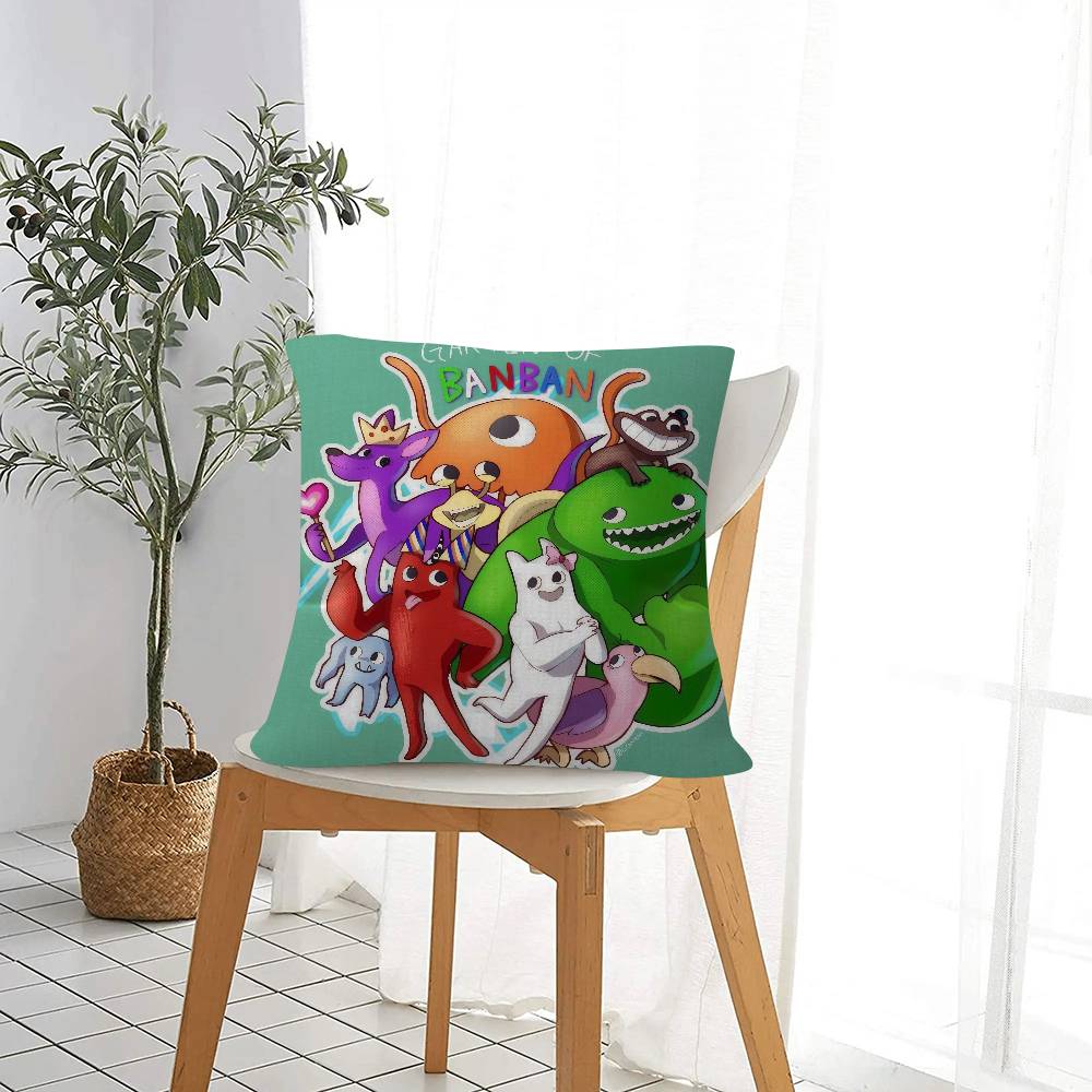 Garten Of Banban Funny Games Personalized Pillow Dust Cover Bedroom Kids Party Decoration Pillowcase Birthday Children Gift