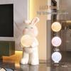 Large Rabbit Floor Lamp Ornament for Living Room Decoration