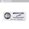 Mercedes Benz Series Aluminum Badge Car Body Stickers Decals For Mercedes Benz AMG W203 W206 W220 W205 W211 W212 W201 W168 W108 OS5