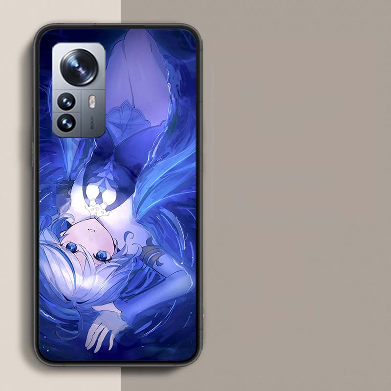 Cute Furina Genshin Impact Phone Case For Redmi Note 15 Pro 5G 14 13 12 Pro Plus 11 11T 11E 11S 10 Pro 10S 9 9S Cover Cell Clear