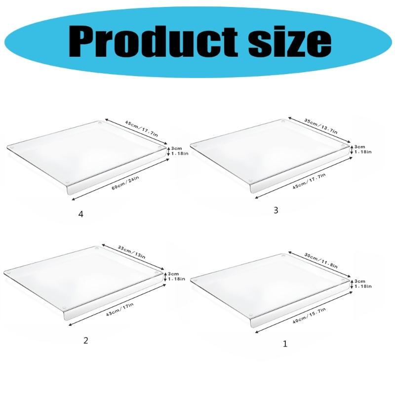 Transparentes Küchenschneidebrett zum Schneiden von Gemüse, Obst, Fleisch und Brot Praktische Lebensmittelzubereitungshilfen