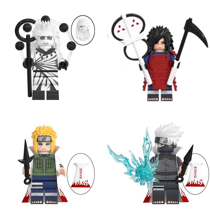 Narutoes Minifigures Namikaze Minato Hatake Kakashi Block Toys Perfect Gift For Kids Above 6 Years