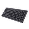 Wireless Keyboard with 2.4G Receiver 75% Compact 84 Keys Silent Scissor   Keyboard for Desktop PC Laptop Support for   System