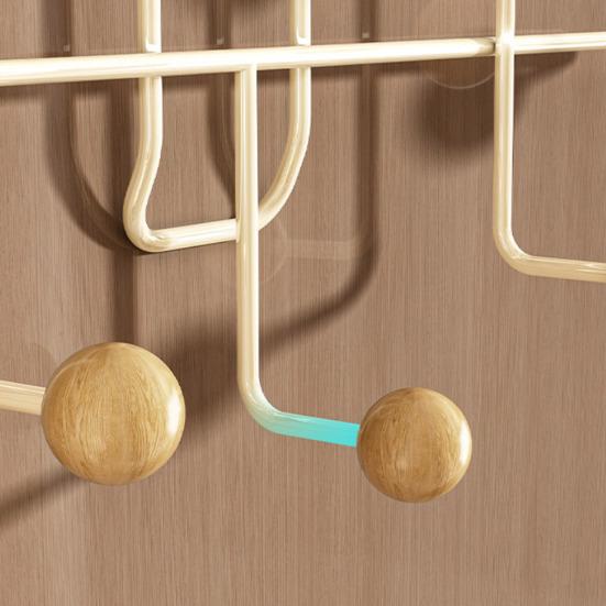 Saugnapfhaken Mehrhaken-Design Bohren nicht nötig Wandaufhänger Große Speicherkapazität Wandregal für Eingang Schlafzimmer Badezimmer