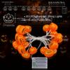 1pc, 10/20 Led Halloween Light String, Battery Powered, Halloween Pumpkin Lantern, Party, Yard, Garden Halloween Decoration