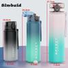 1 Liter/500ml/650ml Water Bottle Motivational Sports Bottle Leak Proof Plastic Drinking Cup Outdoor Travel Gym Fitness Jugs