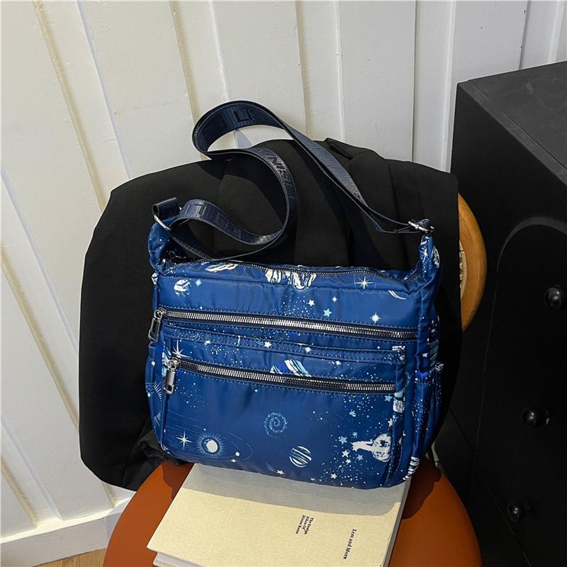 Fashion Oxford cloth shoulder messenger bag women's new large-capacity versatile casual lightweight mother bag