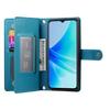 For Oppo A5x 5G/4G Case Zipper Pocket Wallet Leather Phone Cover with Straps