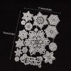 Christmas Snowflake Cutting Dies Stencils Carbon Steel Die Cut Template for Card Making Album Scrapbooking Embellishment