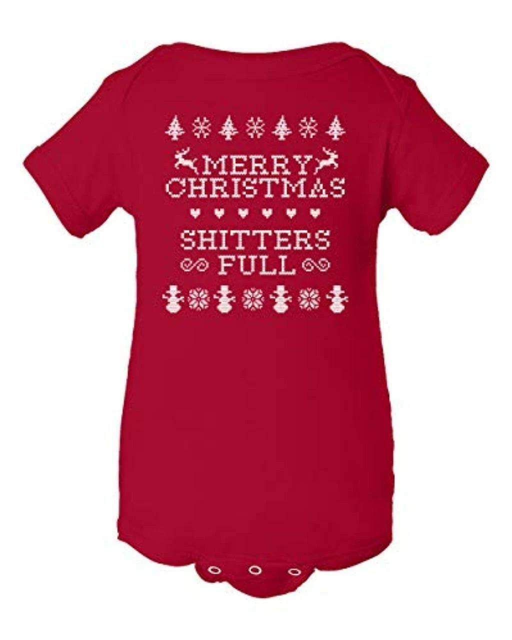Trenz Shirt Company Funny Christmas Shitter s Full Toddler / Baby 3XL