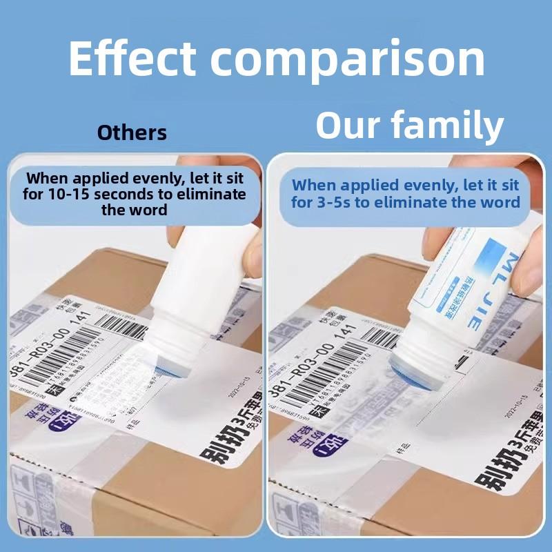 2 Bottles Privacy Quick-drying Anti-handwriting Leakage Smear Information Elimination Thermal Paper Correction Fluid