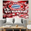Bayern Munich Print Tapestry, Backdrop, Easy Setup, Ideal for Bedroom, Office & Living Room, with Aesthetic Wall Hanging Decor.