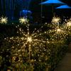 LED Solar Firework Garden Lights - Colorful Outdoor Decorative Copper Wire String Lights
