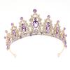 Bride's Crown Headband Wedding Korean Birthday Gift Adult Gift Crystal Crown Princess Dress Hair Accessory