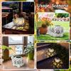 Solar Powered Outdoor Statue with Light Garden Sculpture Decorative Landscape Light for Yard Patio Lawn Outdoor Home Decoration