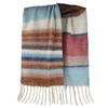 Shawl scarf niche design high sense contrasting color scarf scarf fringed shawl