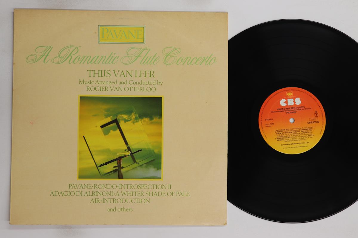 

LP Record THIJS VAN LEER, ROGIER VAN OTTERLOO - A Romantic Flute Concerto 85536 CBS 1982 Holland Classical Used