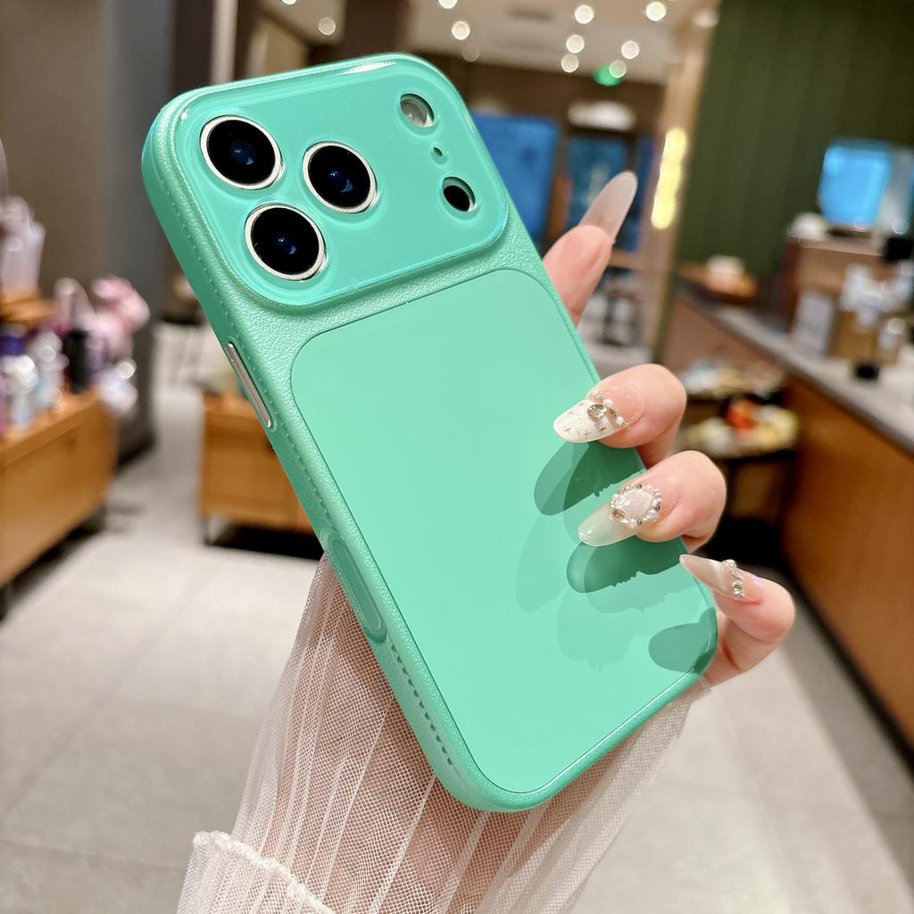 The new heat dissipation imitation leather pattern changes in seconds 17 for iPhone17ProMax mobile phone case Apple 16p all-inclusive 15/14