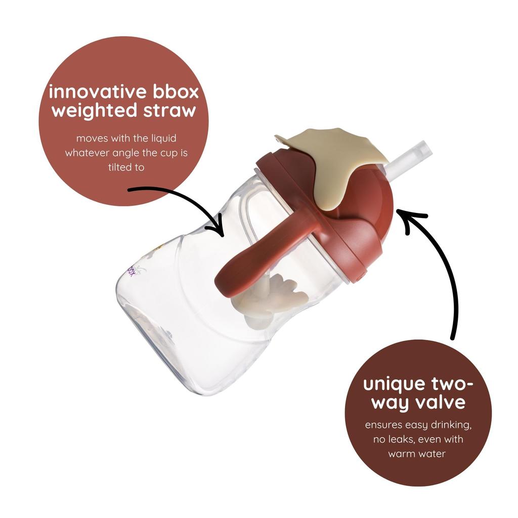 Straw Drink from Any Baby Gift Sippy 1 B.box Leak-Proof Mug, Angle, [Authentic B.box Product] [Disney Cup] (Lion King, Cup)