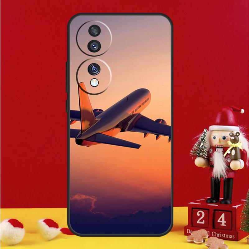 Airplane Plane Aircraft Case For Honor Magic 8 5 6 7 Lite Honor Win X9b X9c X9a X8c X8b 50 70 90 200 400 Pro Cover