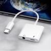 100W Charging Reinforced Cord Cable USB C To 3.5mm Auxiliary Converter Cable For Smartphones Mobile Devices Line Control
