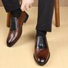 Men's Dress Shoes Business Oxfords Patent Leather Dress Shoes Classic Loafers Formal Derby Shoes For Men
