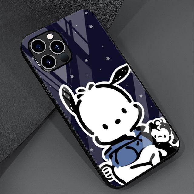 Pachacco Szklane Etui Na Apple iPhone 14 13 Pro 11 12 7 8 Plus SE 2022 XR X XS Max 6 6S Hartowana Osłona Telefonu Kreskówkowe Capas Cas