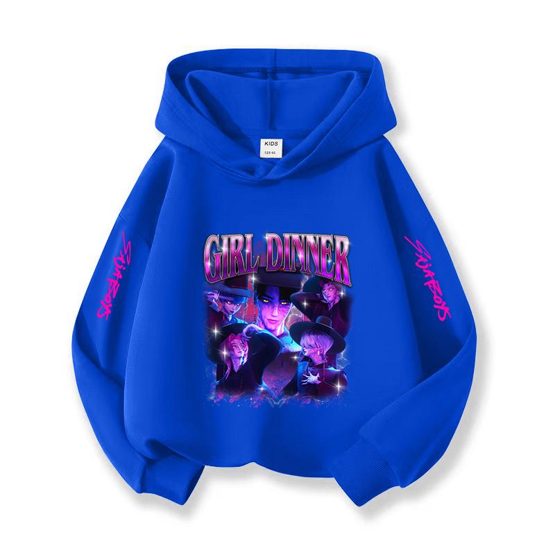 2025 New KPOP Korean Christmas Casual Children's Hoodie Fashionable, Versatile, Casual and Comfortable Girls' Top