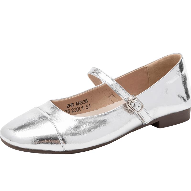 ZHR Women s AH335 French Style Mary Jane Flat Shoes 37