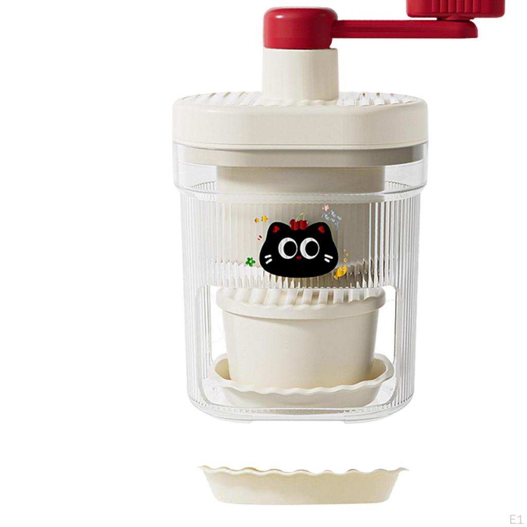 Ruční drtič ledu pro přípravu ledové tříště doma nebo na večírcích