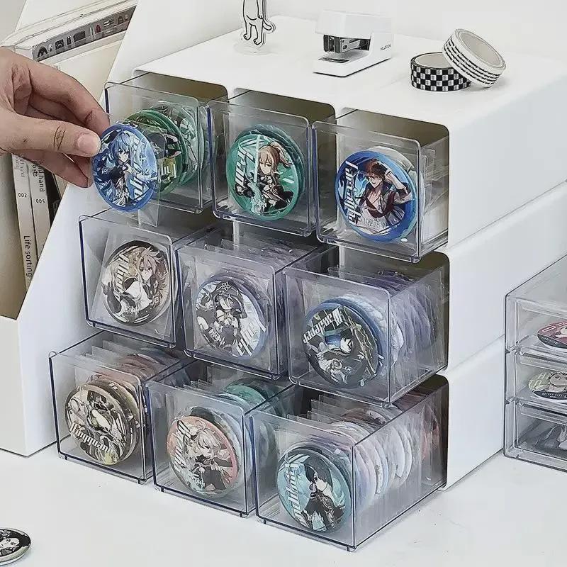 Baji 75mm Acrylic Drawer-Style Storage Box – Transparent, Moisture-Proof, Large Capacity