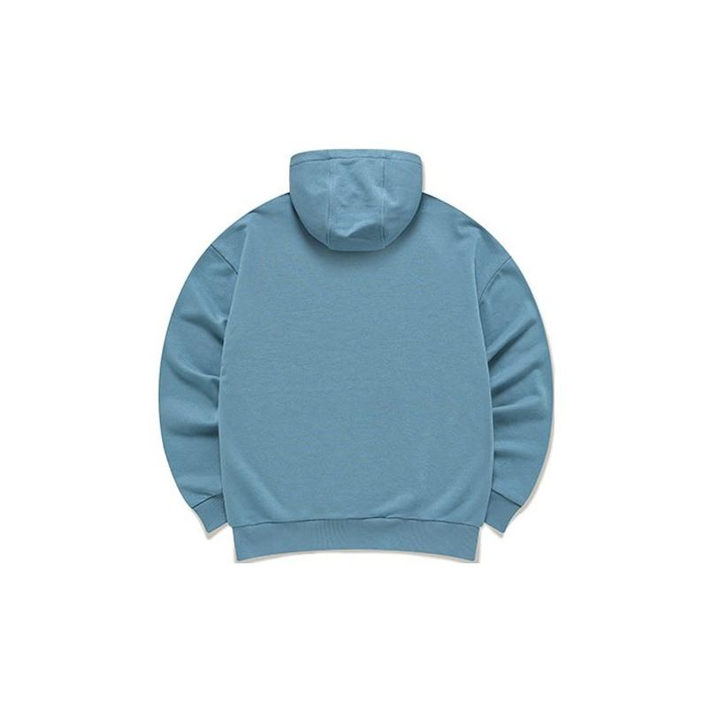 FILA Embroidered Logo Loose Sports Hoodie Men hoodies Fairy-Tale-Blue F51U138298F-BU