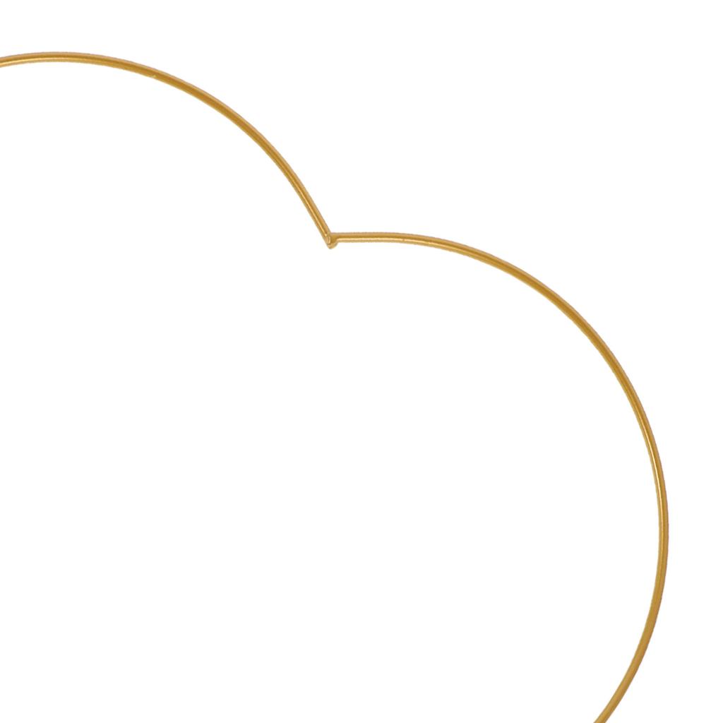 Heart Shaped Metal Wreath Frame Valentine Day Floral Arrangement Wire Hoop Wreath Decor for Home Party Wedding