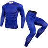 New Outdoor Fitness Sports Suit Men's Quick-drying Pants Running Fitness Clothes Two-piece Suit